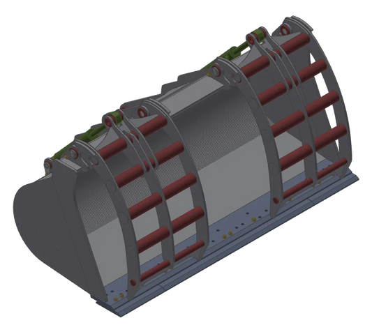 TAG Heavy Duty Recycling Grapple Buckets | Width 72"-120" | Capacity 1.00–8.00 yd | Machine Size 6-40 Tons | For Wheel Loaders