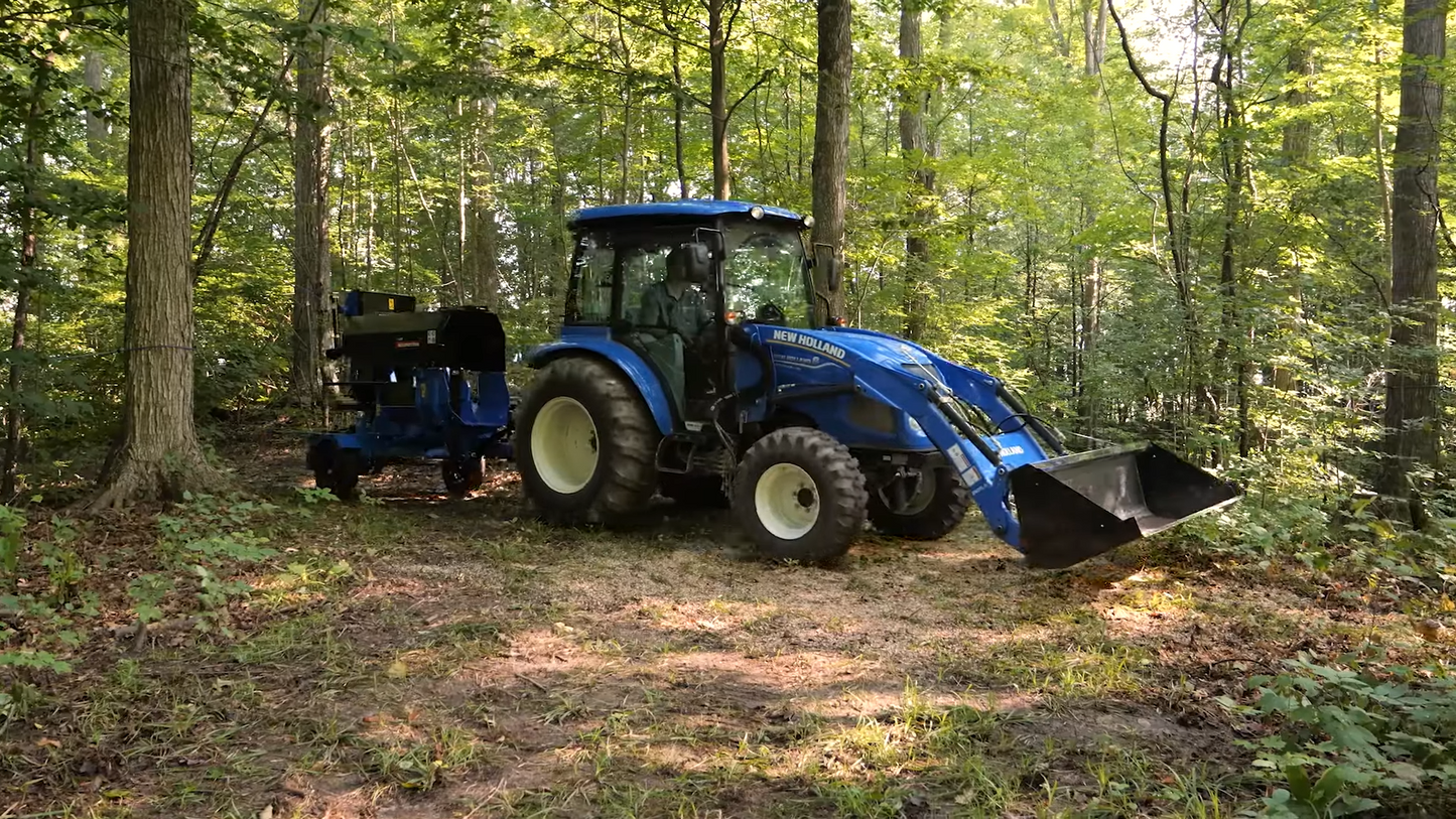Wallenstein | Firewood Processors & Conveyors | Model WP Series | Width 69" & 114" | Engine Horsepower 14-40 HP | For Tractors