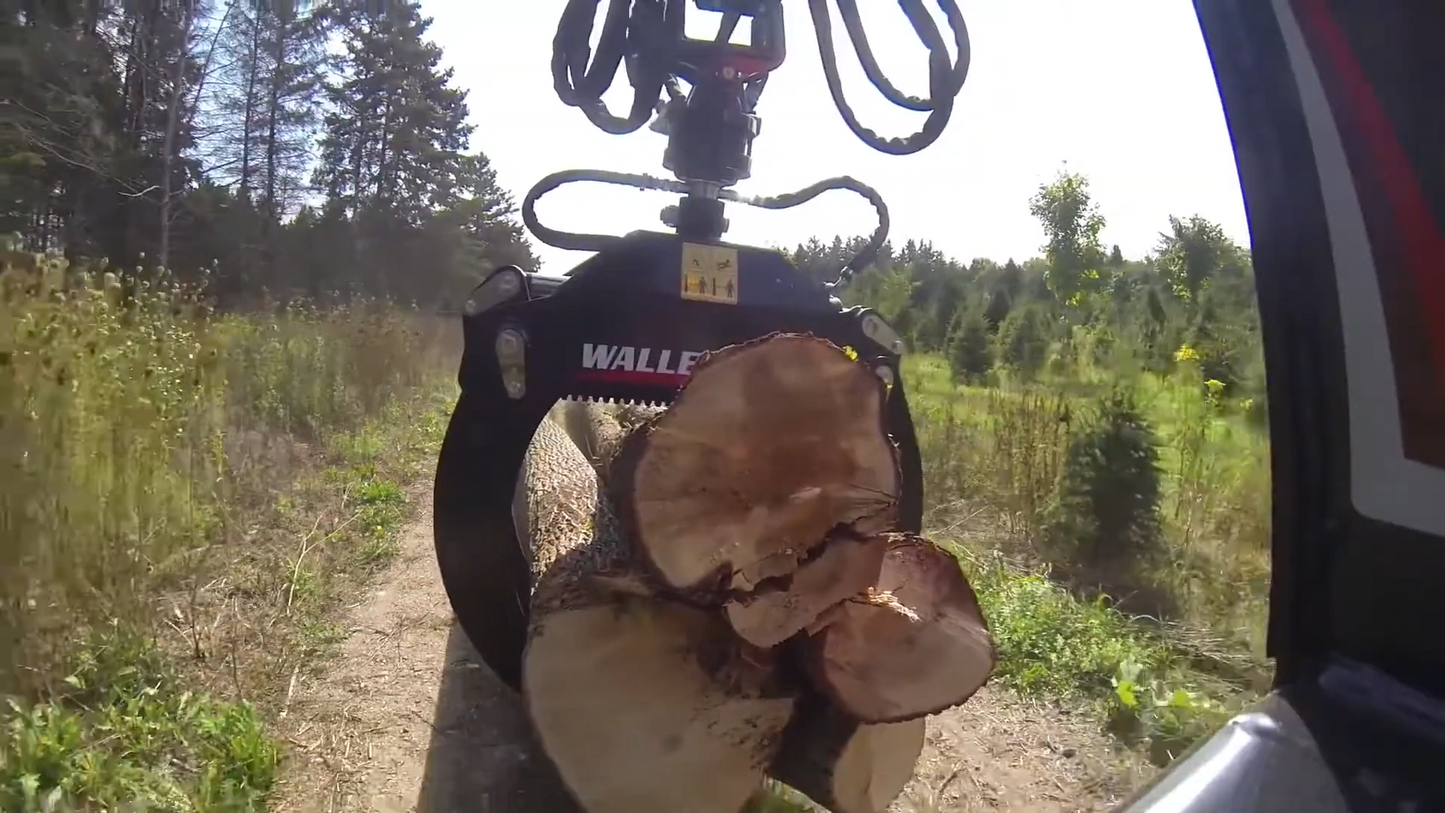 Wallenstein Log Grapple | Models LXG-210S & LXG-210SB | Width 44" | Grapple Opening 3" To 40" | For Mini Skid Steers