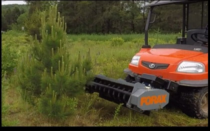 Forax Gas Powered Mulcher | Model GP40 | 40" Cutting Width | 14HP Kohler | For Tractor