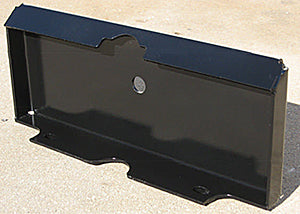 Worksaver | Mini Skid Steer Adapter Brackets | Model 812445, 835010, NTW1001009 | Width Varies | 2" Receiver & Universal Mount | Horsepower 40-60 HP | For Tractors