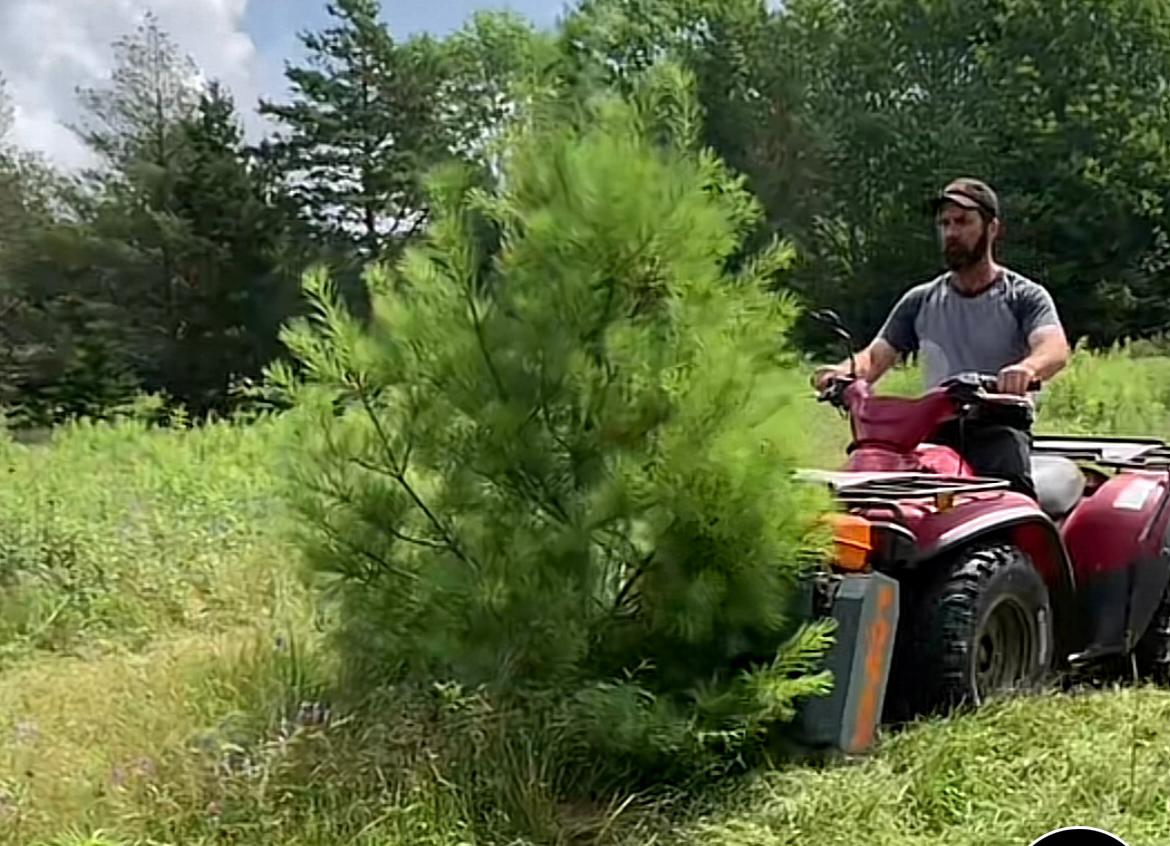 Forax ATV Gas Powered Mulcher | Model GP36 | 36" Cutting Width | Horsepower 7HP | For ATV