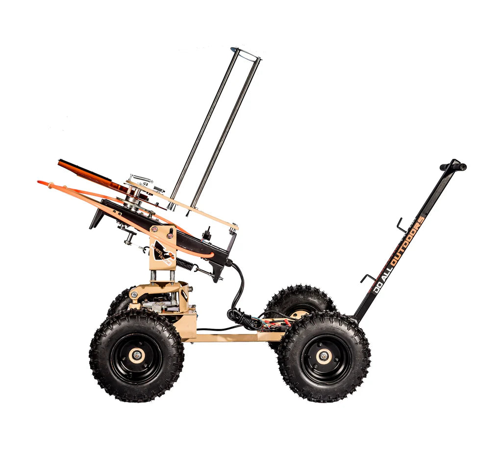 Do All Traps The Wheelhouse Pro Clay Target Thrower | Wireless Remote Range 300' ft | 50-Clay Target Feeder