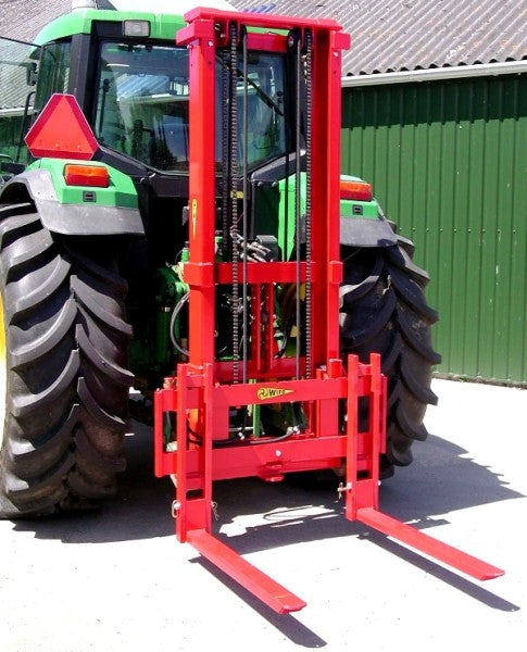 WIFO Forklift 3-Point Hitch | Model H280/2000 | Capacity 4400 lbs. | Lift Height 110″ | For Tractors