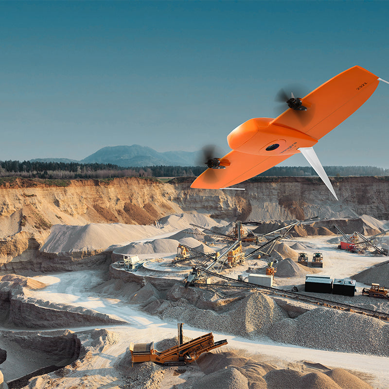 Wingtra | Wingtra One GEN II | VTOL Mapping Drone | 61 MP | Up to 59 Min Flight Time | 16 m/s Flight Speed | 6-25 MP Camera GIS & Engineering