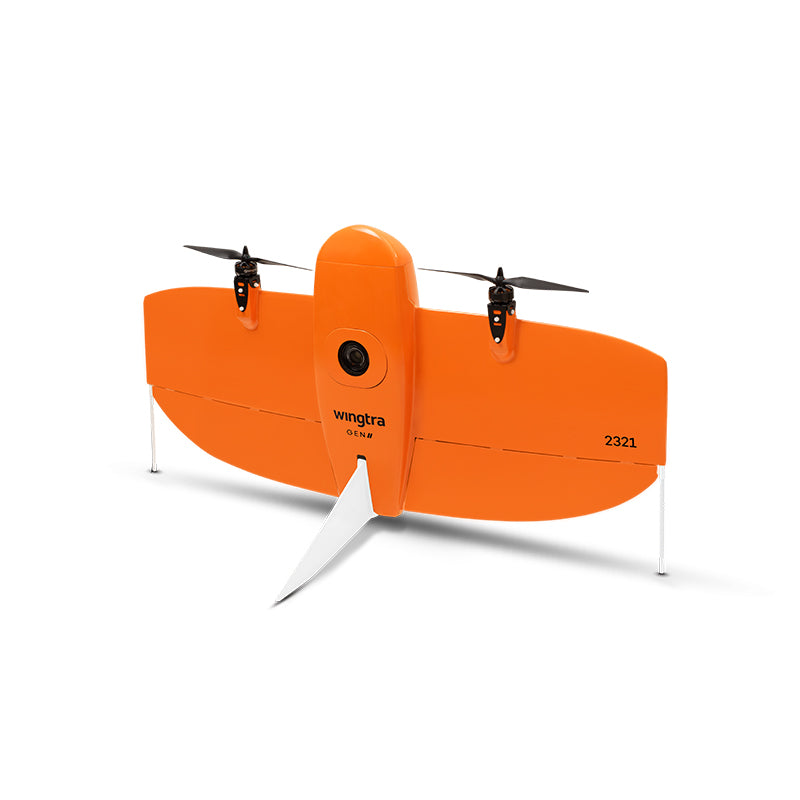 Wingtra | Wingtra One GEN II | VTOL Mapping Drone | 61 MP | Up to 59 Min Flight Time | 16 m/s Flight Speed | 6-25 MP Camera GIS & Engineering