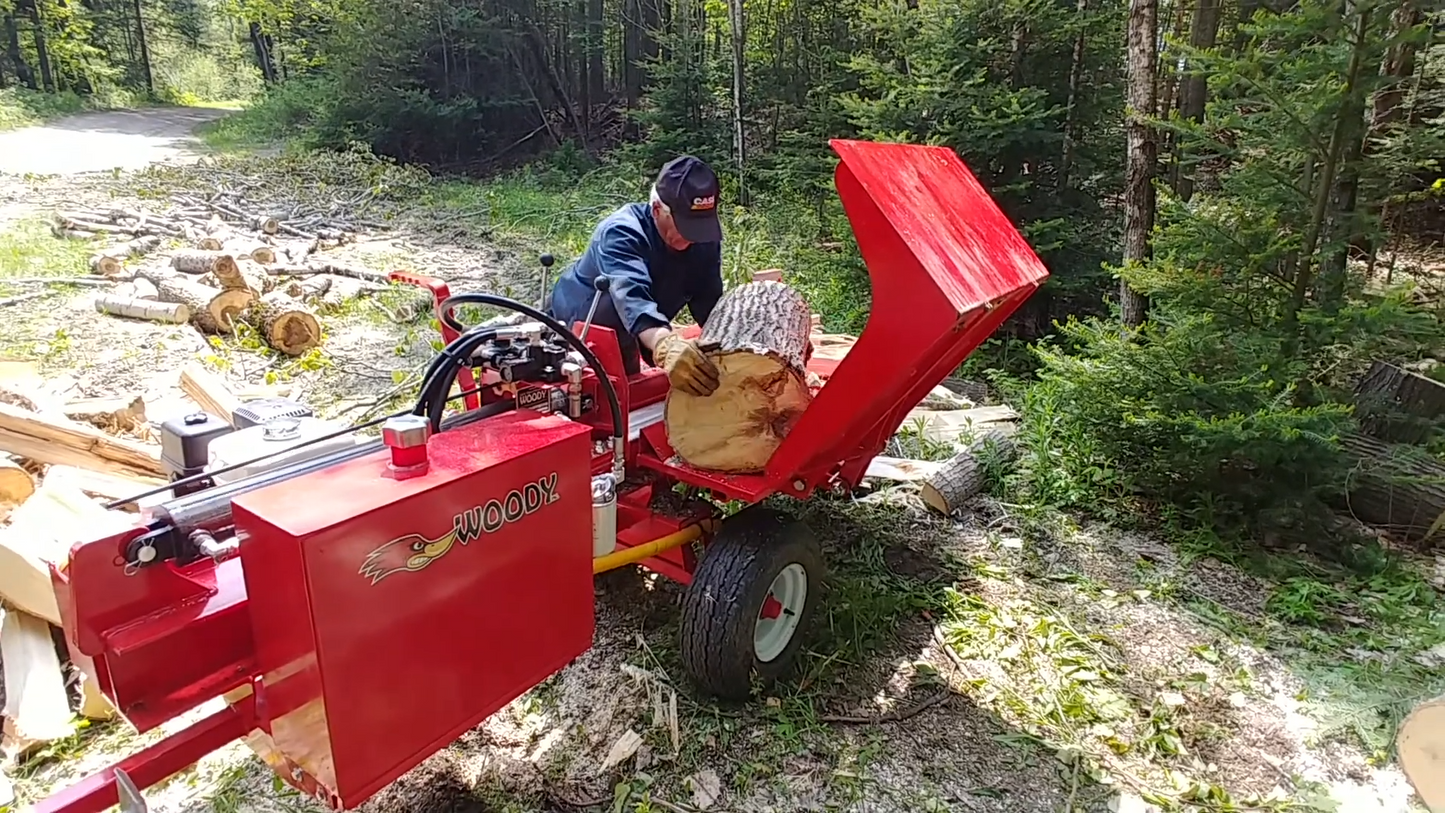 Woody Equipment Fully Autonomous Log Splitter 3 Point | Standard Series | Split Horizontally & Vertically | 5.5 HP To 9 HP Honda Power