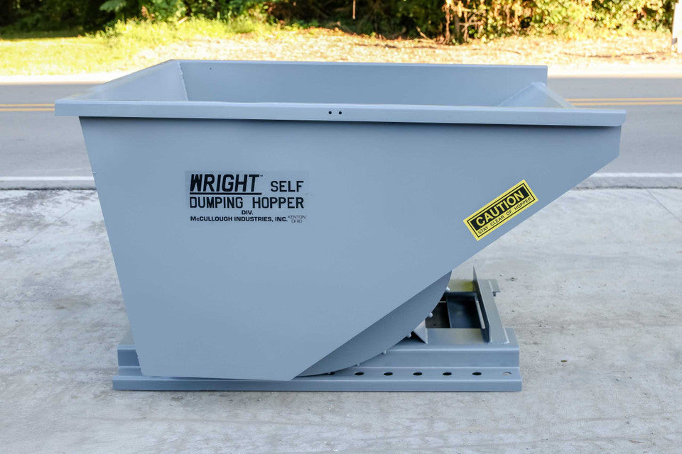 Express Steel 3/4 Yard Wright Self-Dumping Hopper | SKU 7555 | Width 39.75" | Fork Pocket 3" | Hydraulic Flow 10–20 GPM | For Forklifts & Skid Steers