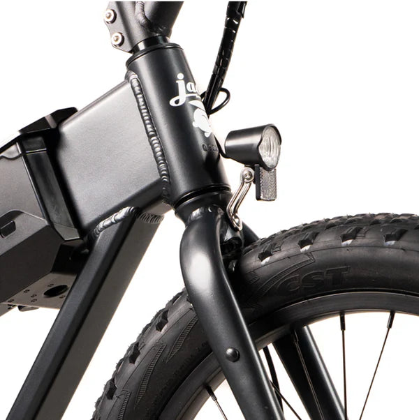 JackRabbit | Micro Electric Bike | Model XG Pro | 20” Suspension Tires | 749 W Hub Motor | 48+ Mile Range | 37 lb Lightweight Frame | For Urban Commuting, Travel & Off-Road Fun