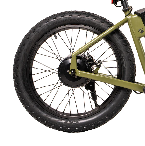 JackRabbit | Micro Electric Bike | Model XG Pro | 20” Suspension Tires | 749 W Hub Motor | 48+ Mile Range | 37 lb Lightweight Frame | For Urban Commuting, Travel & Off-Road Fun