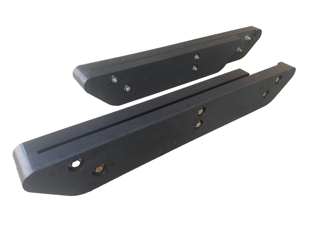 Express Steel | Poly Replacement Snow Pusher Shoes | Model XP36 | SKU ES936REPSHOES | Width 40" | Weight 25 lbs Each | For XP36 Snow Pusher