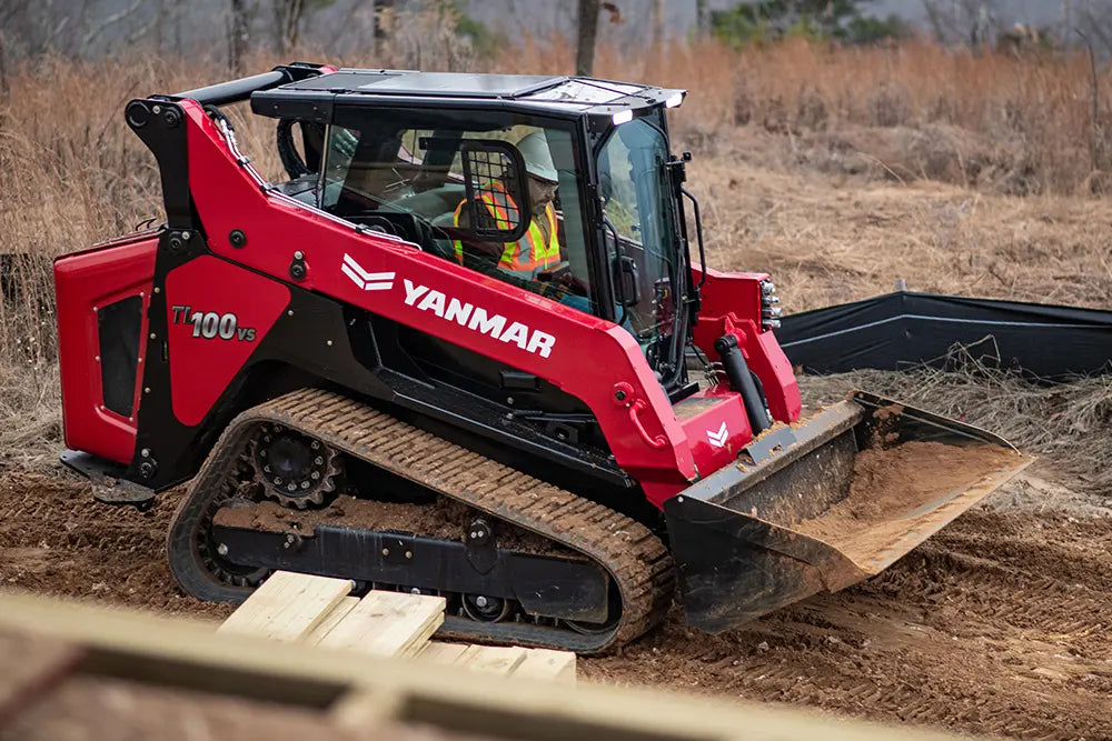 Yanmar Track Skid Steer | 2024 Model TL-100VS | Oil Flow Range 23-41 GPM
