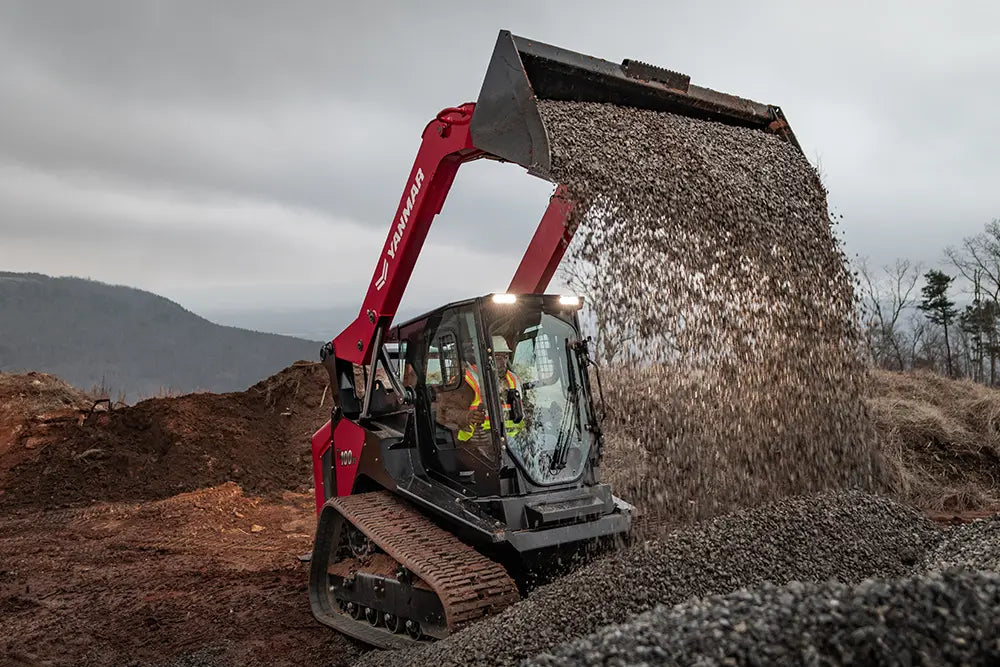 Yanmar Track Skid Steer | 2024 Model TL-100VS | Oil Flow Range 23-41 GPM