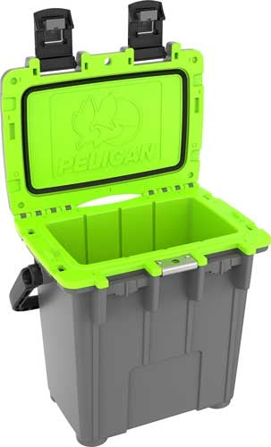 Pelican Coolers Im 20 Quart - Elite Dkgray/green Leg Cut Out