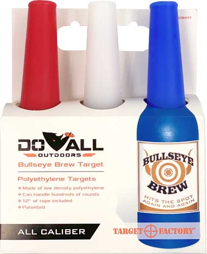 Do All Traps Target Factory Bottles - 3 Pack | 2" Wide & 12" Tall | 100% Recyclable LDPE
