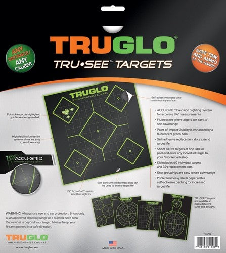 Truglo Tru-see Reactive Target - 5 Daimond 12-pack