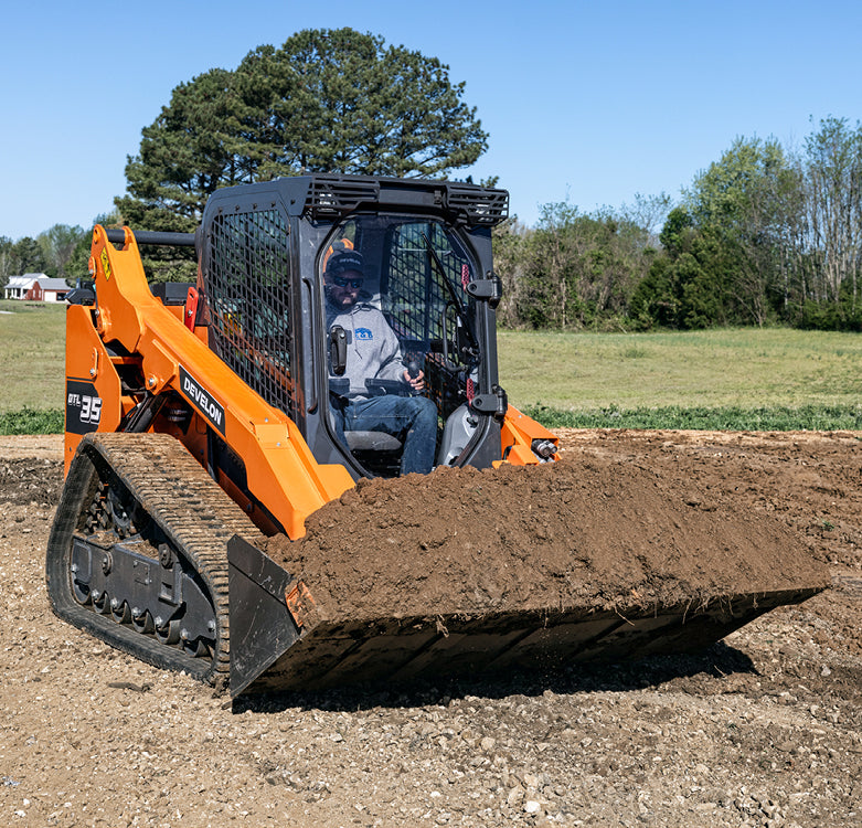 Develon | Compact Track Loader | Model DTL35 | Capacity 1.9 Tons | Horsepower 115.3 HP | For Construction, Landscaping, & Material Handling