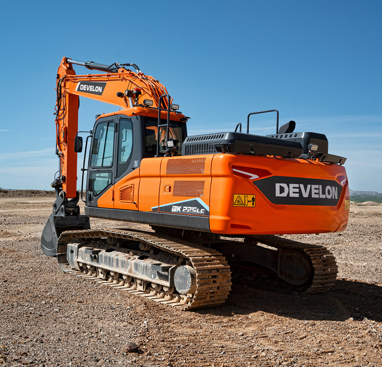 Develon | Crawler Excavator | Model DX225LC-7X | Dig Depth 21' 7" | 162.3 hp | 26 Tons | For Precision Earthmoving & Rugged Jobsite