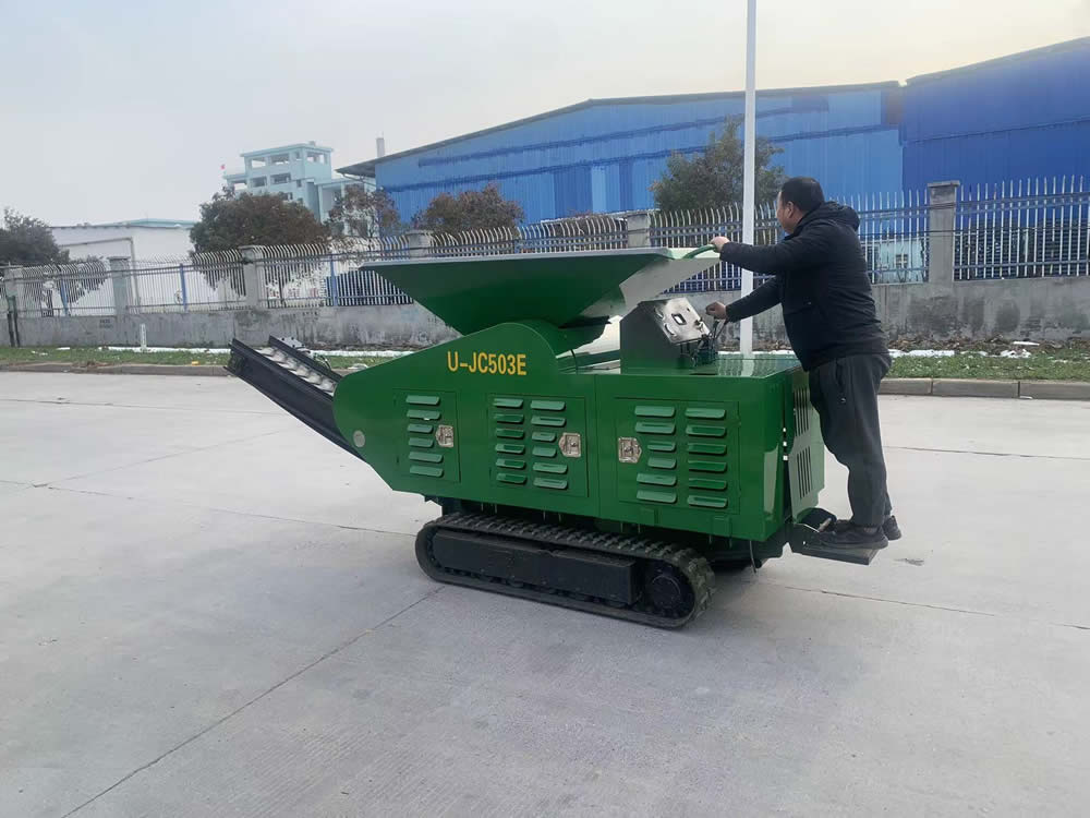 UPSEN Compact Jaw Crusher | Model U-JC503E | Capacity 10–15 t/h | Diesel Engine 18 kW