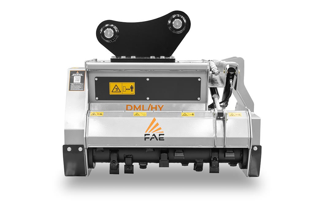 FAE | DML/HY & DML/HY/VT Forestry Mulcher | Model 75 To 125 | Width 31″ To 49″ | Shreds Up to 4.7" Inches Diameter | Machine Size 5 To 13 Ton | For Excavators