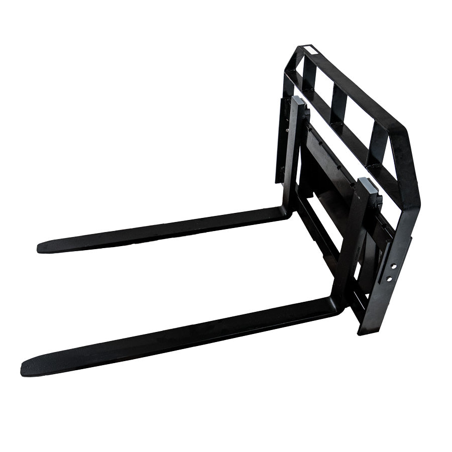 Arrow Pallet Forks | 42" Forks Length | 3,000 lb Capacity | Hydraulic Flow Range 12–30 GPM | For Mini Skid Steer