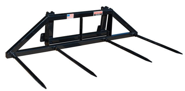 Maxilator | Bale Spear | Models MHS-FEL1-GEM & MHS-FEL2-GEM Series | Bale Width 39" To 48" Spears | Lift Capacity 3,500 To 5,000 lbs | Horsepower 70 To 120 HP | For Tractor