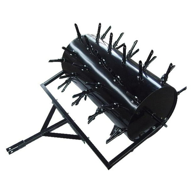 Field Tuff 36" Wide Drum Plug Style Aerator | Towing Power 15–25 HP or 350cc+ | For ATVs, UTVs & Tractors