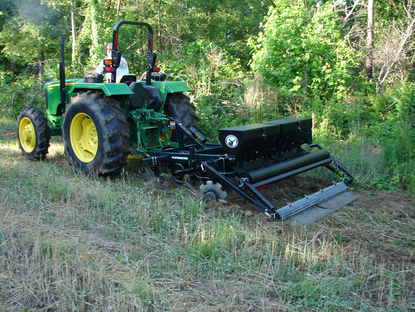 PLOTMASTER 6' Hunter 600 | Cultipacker, Seeder, Disk | Food Plot Planter | 3pt Hitch For Tractor