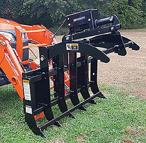 Worksaver | Electric Grapple Rake | Model 811880 & 811885 | Width 48" | Horsepower Up To 32 HP | For Tractors