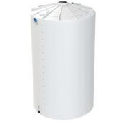 Norwesco 11000 Gallon Plastic Vertical Liquid Storage Tank in White