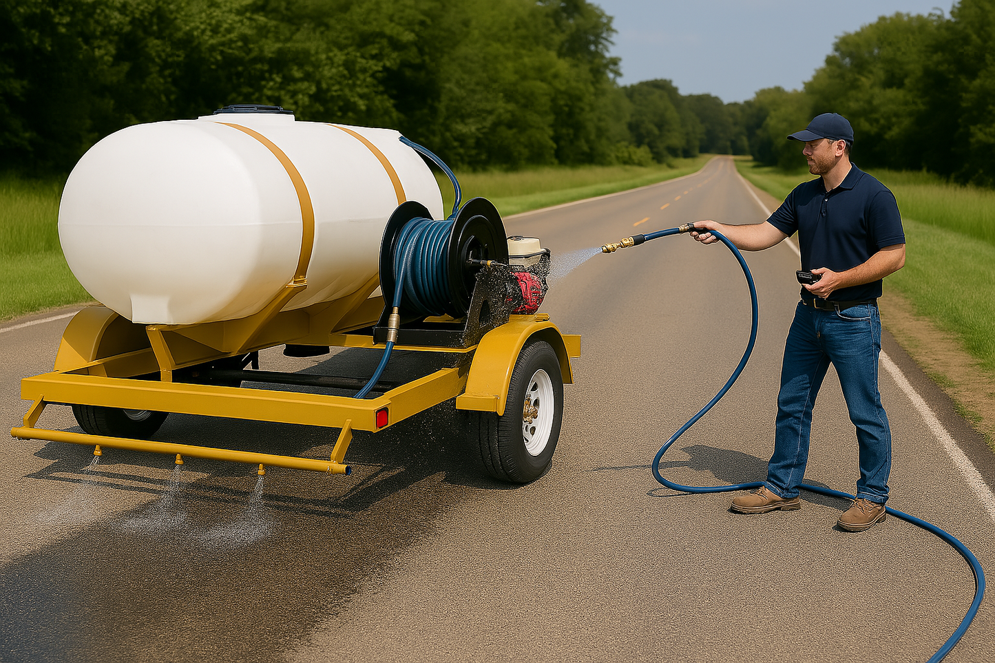 Turbo Turf Ice Control Sprayers | Capacity 300–1000 Gallons | Honda Engine Horsepower 5.5 HP | For Reliable Winter Ice Management