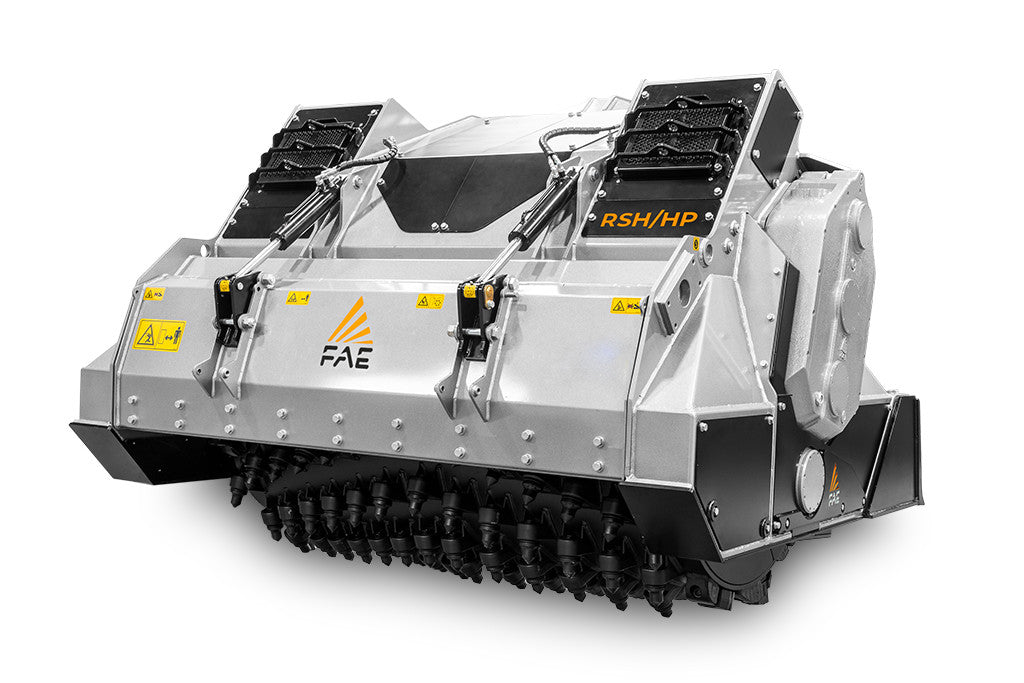 FAE | RSH/HP Stone Crusher | Model 200 To 250 | Width 83" To 101.9" | Crushed Depth Up to 20" | Horsepower 360 To 500 HP | For Tractors