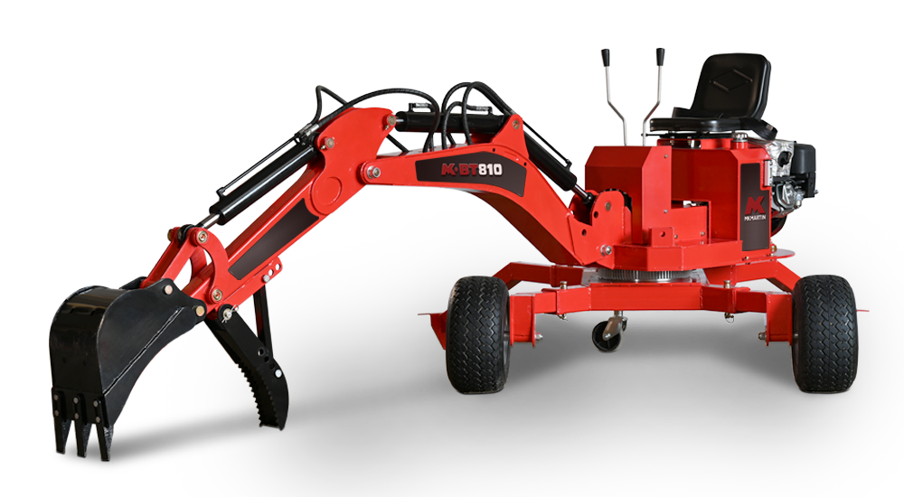 MK Martin | Trailer | Model BT810 | 4'11" Digging Depth | Horsepower 13.5 HP | For Backhoe