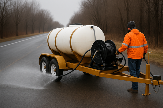 Turbo Turf Ice Control Sprayers | Capacity 300–1000 Gallons | Honda Engine Horsepower 5.5 HP | For Reliable Winter Ice Management