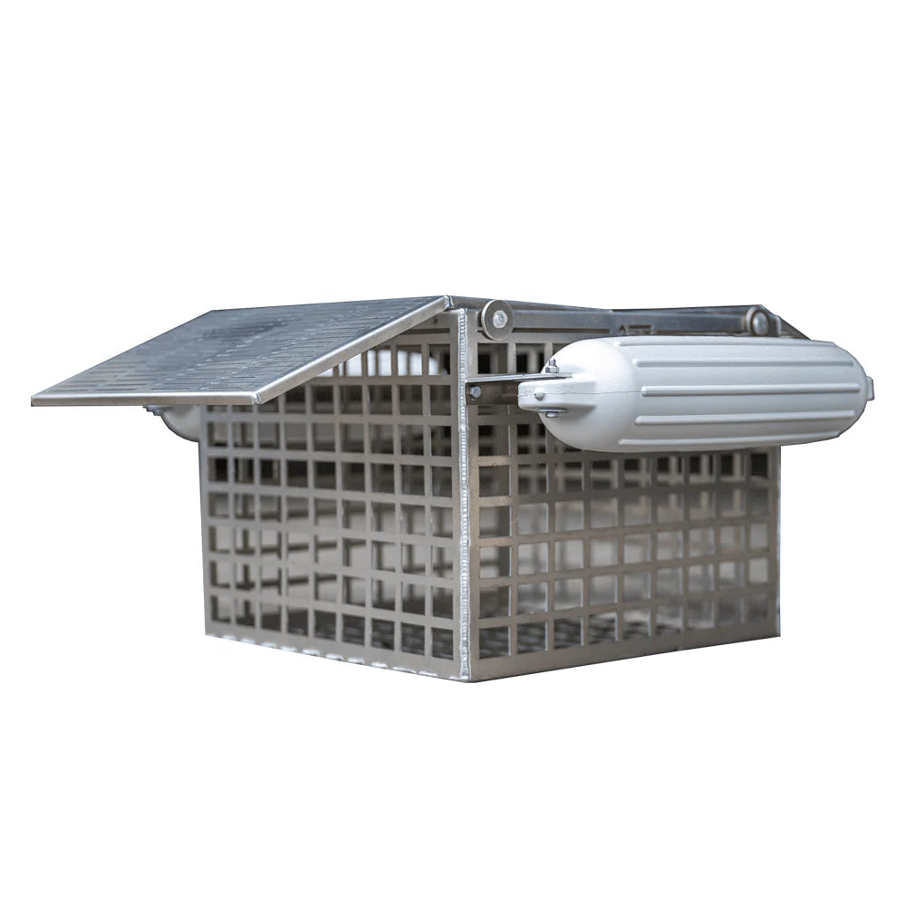 ASF Aluminum Turtle Trap | Capacity 2 Gravity Catch Ramps | Width 24" inches