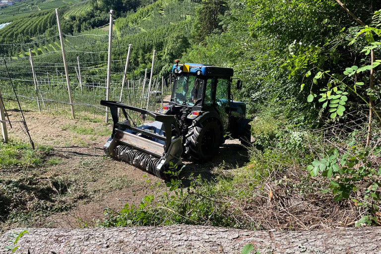 FAE | Patrizio Mulcher | Model 150 To 200 | Width 58" to 77" | Shreds Up to 6" Inches Diameter | Bite Limiter Rotor | Horsepower 50–100 HP | For Tractors