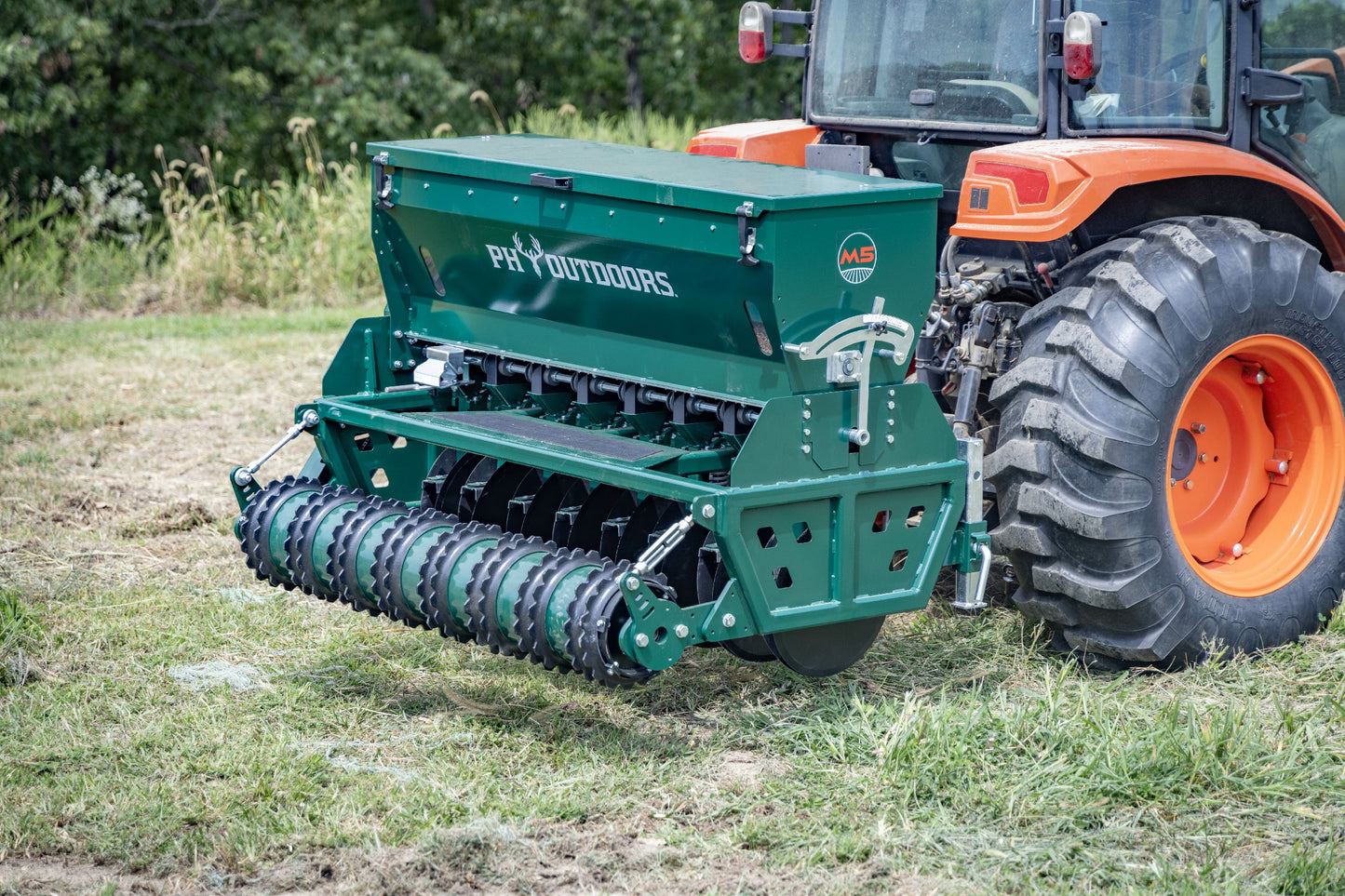 PH Outdoors M5 5' No Till Drill: Entry Level | Working Width 60" | Horsepower 55 HP | For Tractors