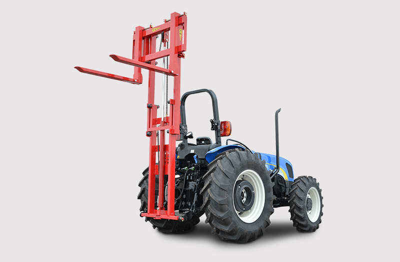 WIFO Forklift 3-Point Hitch | Model H280/2000 | Capacity 4400 lbs. | Lift Height 110″ | For Tractors