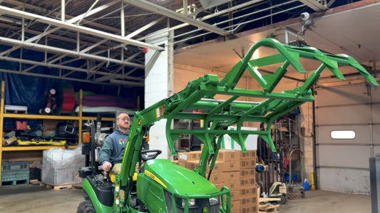 Little Buck Loader, LLC – JD Talon Mechanical Grapple | No Additional Hydraulics | Horsepower 24–25 HP | For Tractors