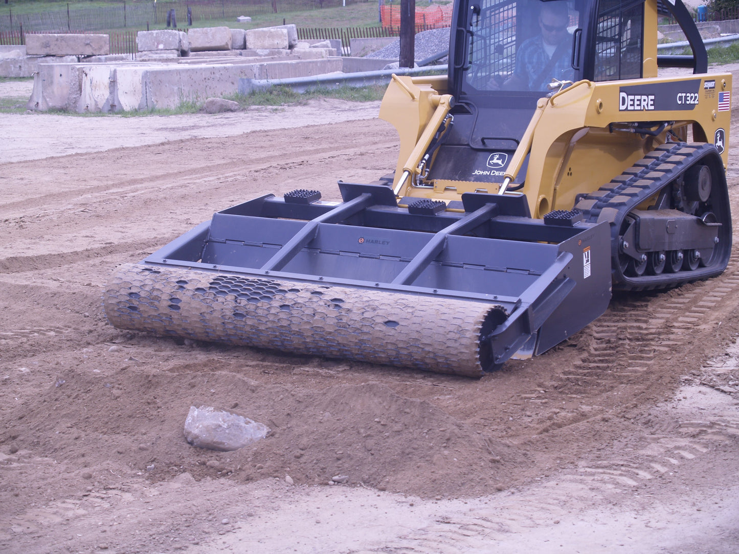 Paladin Grader Blade & Roller Leveler | Width 60"-84" | Hydraulic Flow Range 10–20 GPM | For Skid Steers