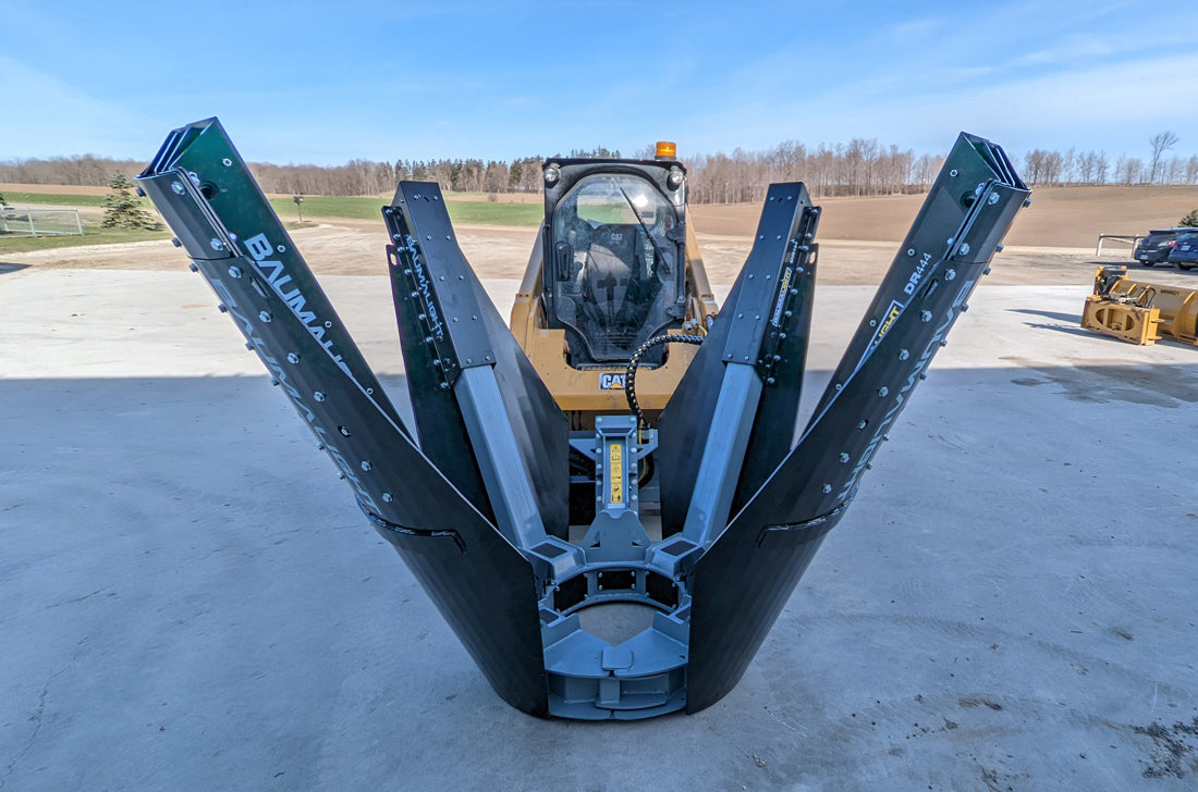 Baumalight Industrial Tree Spade | Model DR-444 | Ball Attachment Size 44" | Horsepower 80 To 90 HP | Hydraulic Flow 5 To 20 GPM | For Tractors & Skid Steers