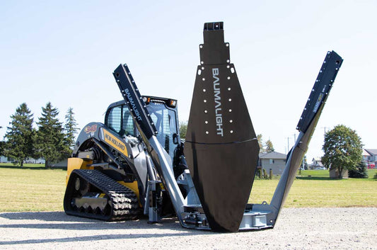 Baumalight Industrial Tree Spade | Model DR-448 | Width 48" | Opening Width 30" | Hydraulic Flow 10 To 35 GPM | For Skid Steers