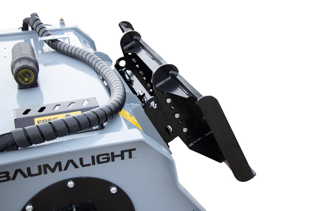 Baumalight | Stump Grinder | S22 | 24" Rotor | 12V Swing Actuator | 12–25 GPM | For Skidsteer