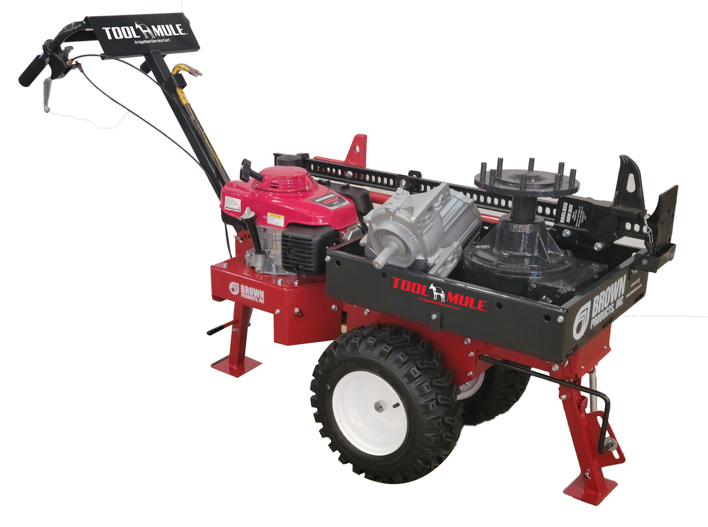 Brown Products Tool Mule | Model TM5 Series | 22" Width | 300 lb Capacity | Engine 5.5 HP Gas | For Agricultural Irrigation System Maintenance & Field Repairs