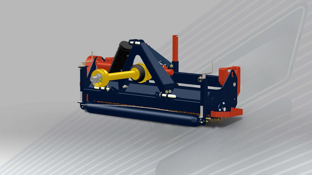 TRILO 3-Point Hitch Verti-Cutter | Model VCU150 | Length 66.9" | Working Width 59" | Horsepower 22+ HP | For Tractors