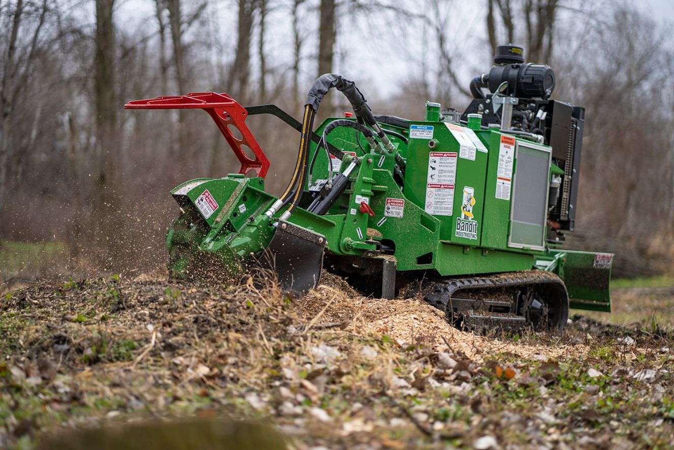 Bandit Track Stump Grinder | 2025 Model 2550T | Width 35" inches | Engine Horsepower 49 HP