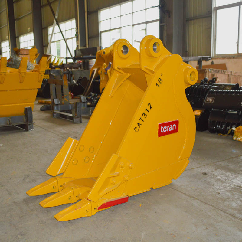 Teran Heavy-Duty Excavator Bucket | Model BKT-312 | 12" to 48" Inch Digging | Capacity 0.10 to 0.67 Cubic Meters | For Excavators