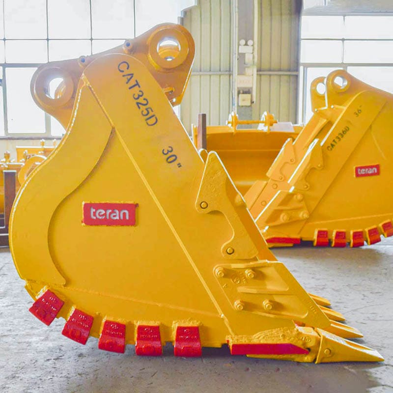 Teran Heavy Duty Excavator Bucket | Model BKT-325D HD | Digging Widths 18" to 66" Inch | Capacity 0.48 To 1.59 Cubic Meters | For Excavators
