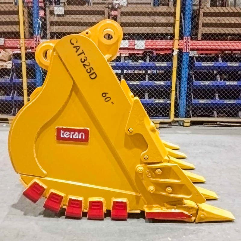 Teran Heavy Duty Excavator Bucket | Model BKT-325D HD | Digging Widths 18" to 66" Inch | Capacity 0.48 To 1.59 Cubic Meters | For Excavators