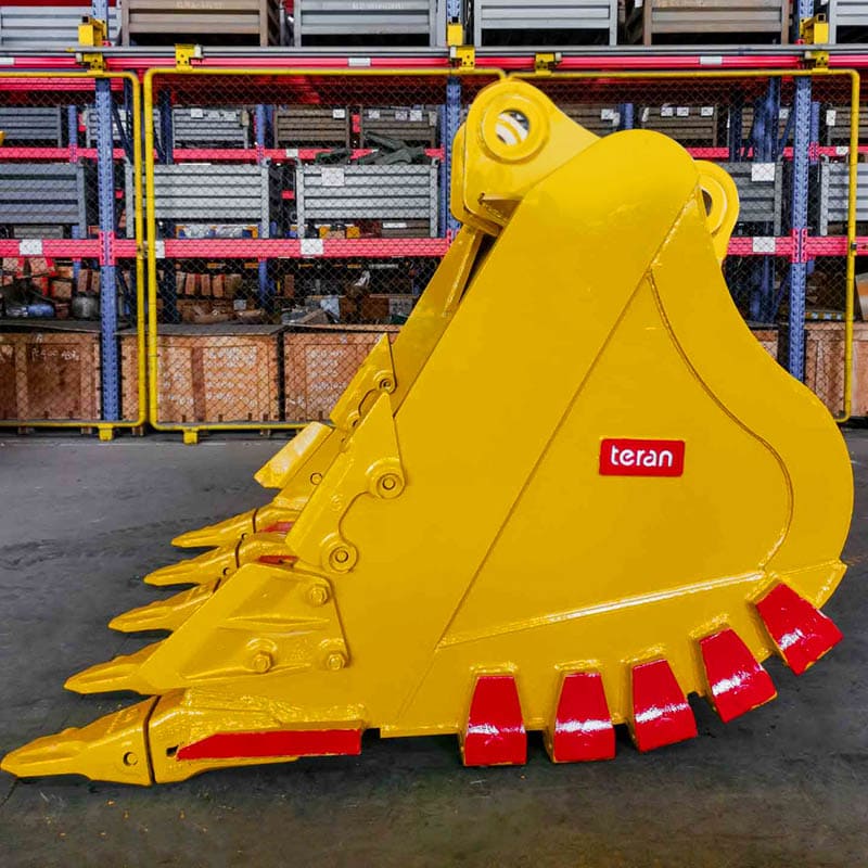 Teran Heavy-Duty Excavator Bucket | Model BKT-345 HD | Digging Width 25" to 84" Inch | Capacity 0.60 to 3.1 Cubic Meters | For Excavators